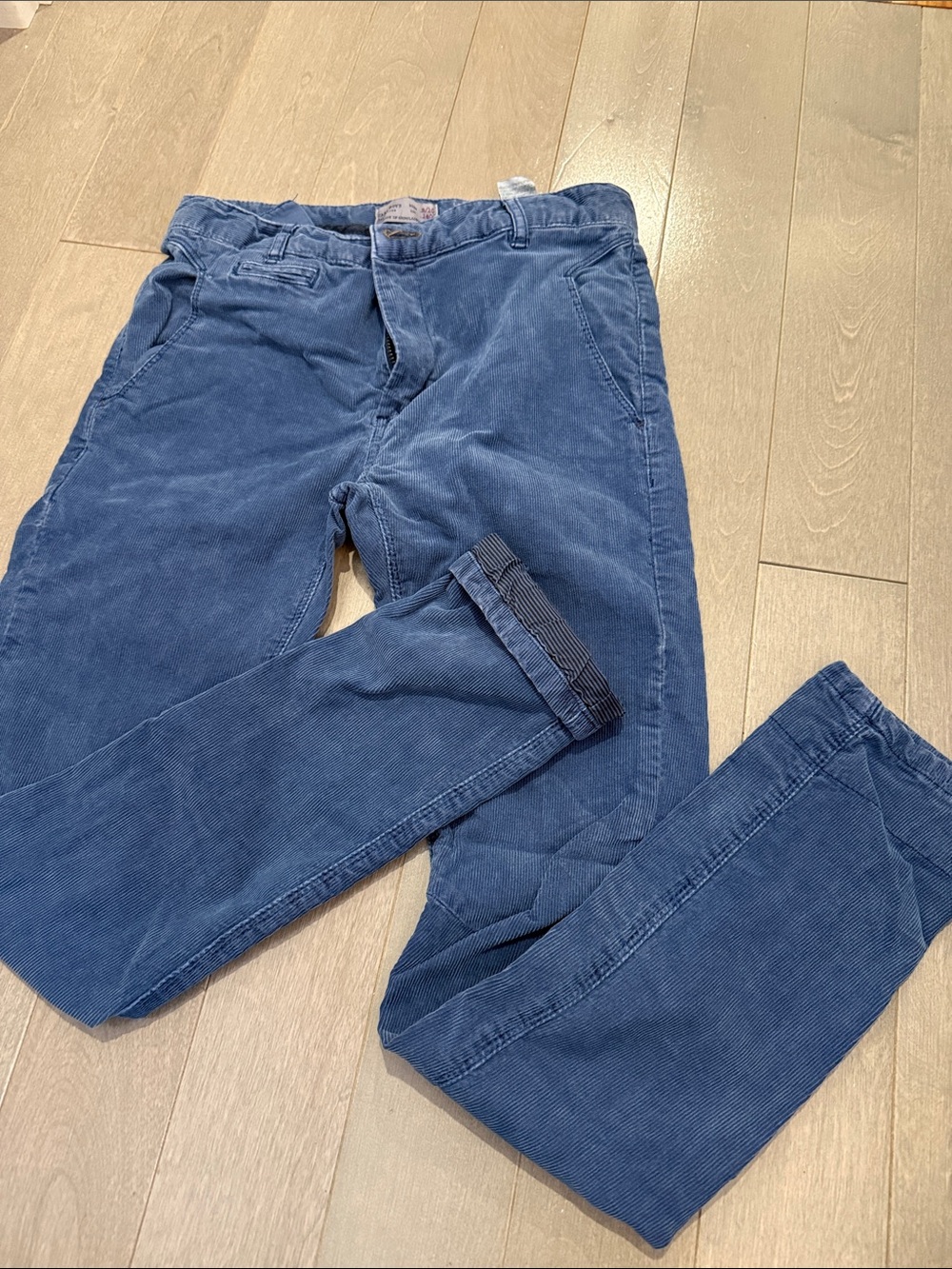 Zara Kids Navy Corduroy Trousers